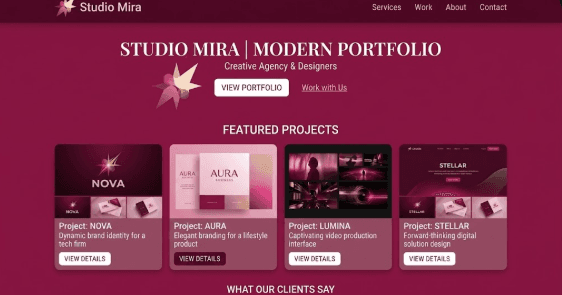 Studio Mira Showcase